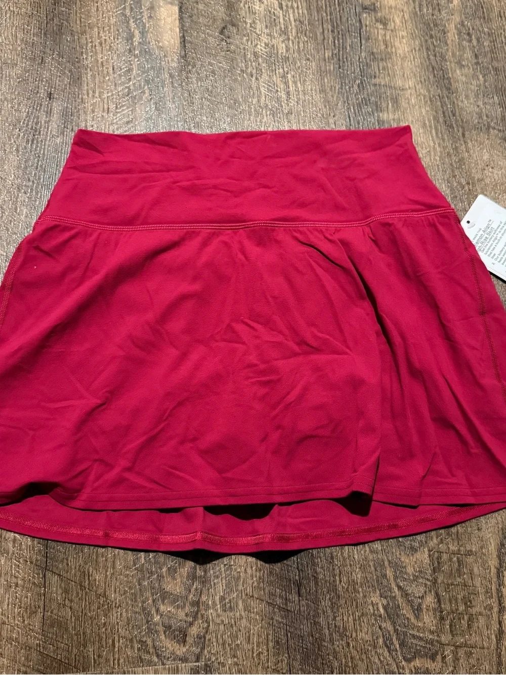lululemon athletica Raspberry Red Skater Skirt